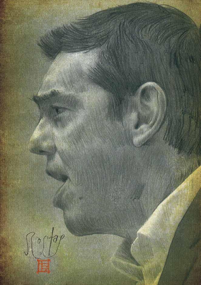 BEZ MASKY > ODVRÁTENÁ TVÁR OSOBNOSTÍ Patrik Sloboda POLITIK S NAVIGAČNÝMI (NE)SCHOPNOSŤAMI ALEXIS TSIPRAS (*1974) 82 Treba priznať, že mal oslnivú kariéru.