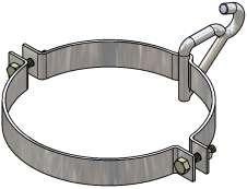 BRĂŢARĂ DE SUSŢINERE PENTRU STÂLPI CENTRIFUGAŢI BSC / tip stâlp Tip stâlp Ø D [mm] SC 10001 160 SC 10002 250 SC 10005 270 SC 15006-92 275 SC 15006-120 280 SC 15007 240 SC 15014;