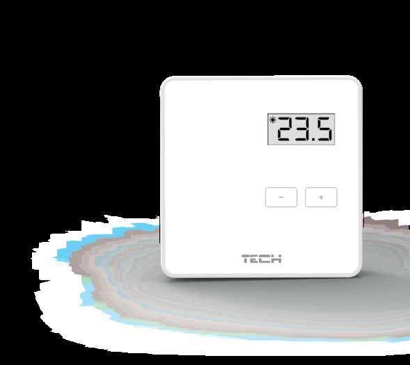 regulácia izbovej teploty s presnosťou +/- 0,1 C hysterézia drôtová alebo bezdrôtová komunikácia CS-294 v1 CS-294 v2 2 x 0,5 mm 2 230 V CS-294 v1
