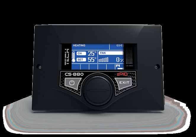 CS-880 zpid REGULÁTOR PRE ZÁSYPOVÝ KOTOL Funkcie ovládanie ventilátora ovládanie čerpadla ÚK, TÚV, prídavným čerpadlom T8 T6 ovládanie pohonu zmiešavacieho ventilu možnosť pripojenia izbového