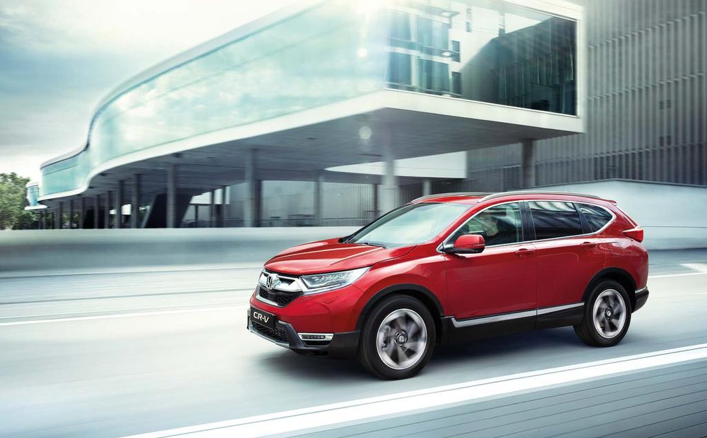 EMOTÍVNY DIZAJN Na prvý pohľad viete, že je to Honda CR-V, ale dizajn je od základov zmenený.