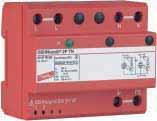 Používa sa na ochranu inštalácie a systémov v prepäťových kategóriách I až IV podľa DIN VDE 0110-1:1997-04.