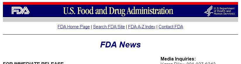 FDA: Δόσεις warfarin ως προς τον αντίστοιχο