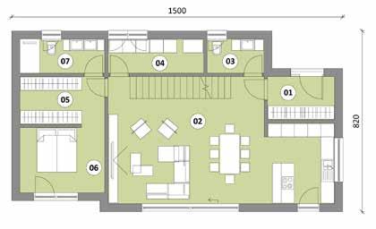 Hiša 168 Stanovanjska površina 168,18 m 2