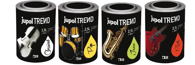 18 privlačnih odtenkov, ki jih narekujejo modne smernice, smo ovili v štiri glasbene stile: Rock, Pop, Classic in Jazz.