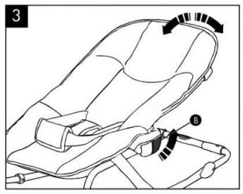 ASSEMBLING-USING / ΣΥΝΔΕΣΗ-ΧΡΗΣΗ Safety belt (fig. 1) Pass the safety belt through the crotch strap and fit the buckle in place until you hear click making sure that it is correctly anchored.