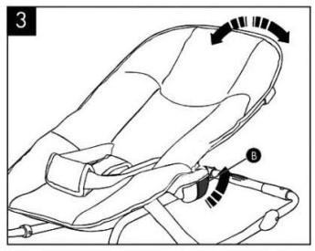 ASSEMBLING-USING / ΣΥΝΔΕΣΗ-ΧΡΗΣΗ Safety belt (fig. 1) Pass the safety belt through the crotch strap and fit the buckle in place until you hear click making sure that it is correctly anchored.
