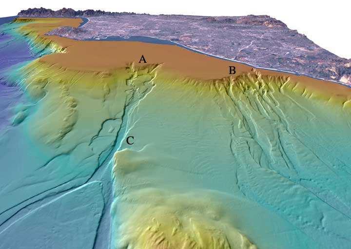 Τις περισσότερες φορές αποτελούν φυσική συνέχεια από µεγάλους ποταµούς που εισέρχονται στον ωκεανό.