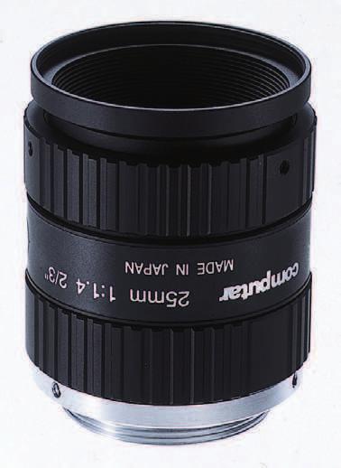 8 C 1 6 8. MEGA-PIXEL LENSES M251-MP2 17.8 Ring 33.5 C 16 1. Ring () 7. 12 9.3 3.3 (1.1) 36 18 istortion 2/3" -0.3% (y=5.5) 1/2" -0.1% (y=.0) Back 13.1mm imensions 33.5mm x 36.0mm 71g 25mm Max.