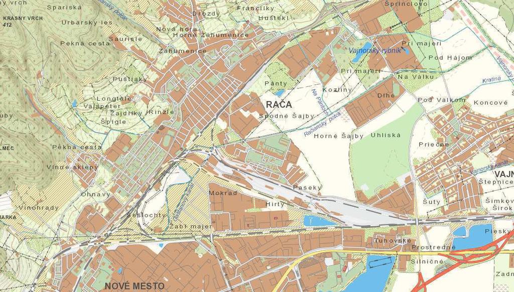 II.5 UMIESTNENIE NAVRHOVANEJ ČINNOSTI Umiestnenie stavby: Samosprávny kraj: Bratislavský Okres: Bratislava III.