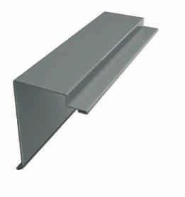 10 Prekrývací plech Používa sa pri spojení dvoch tabúľ Retro Panel v prípade, že strecha je dlhšia a je potrebné použiť