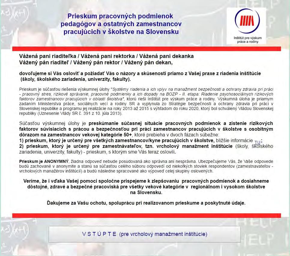 Príloha 10 Príloha 10 Dotazník pre zamestnávateľov zverejnený na web stránke Zverejnenie dotazníka bolo v období