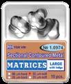Κωδ.: 1.0971 (soft ή hard) Κωδ.: 1.0971-50 (soft ή hard) Sectional Matrices Small 0,035mm Soft ή Hard Κωδ.