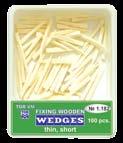 Composite finishing Σύστημα λείανσης ρητινών Fixing Wedges Ξύλινες / Πλαστικές