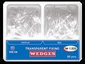 Wooden Wedges Superthin Short Κωδ.: 1.181 Wooden Wedges Thin Short Κωδ.: 1.182 Discs Ø 14mm Κωδ.