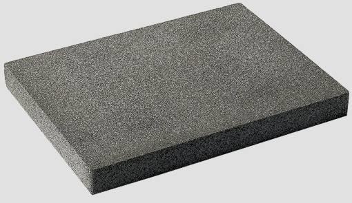 hlinito-silikátového skla, rozomletého na prášok a zmiešaného s veľmi jemným uhlíkovým prachom. Materiál obsahuje drobné uzavreté bublinky, vďaka tejto štruktúre je hmota celkom nehorľavá a parotesná.