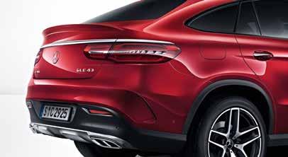 ΧΑΡΑΚΤΗΡΙΣΤΙΚΆ ΕΞΩΤΕΡΙΚΟΎ ΕΞΟΠΛΙΣΜΟΎ AMG Styling με χαρακτηριστική μπροστινή και πίσω ποδιά Περίγραμμα γρίλια μάσκας ψυγείου σε Μαύρο γυαλιστερό Καλύμματα εξωτερικός καθρεφτών, διακοσμητική λωρίδα