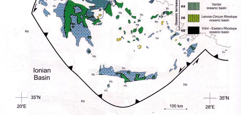 1955, Aubouin 1959, 1965, Παπανικολάου,2015).