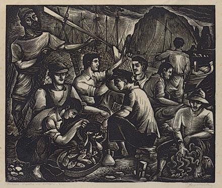 Χαλκογραφία (ὀξύ καί ἀκουτίντα), 365 x 495 mm. Ἔκδοση σέ 10 ἀντίτυπα, ἀρίθμηση καί ὑπογραφή στό κάτω περιθώριο μέ μολύβι.
