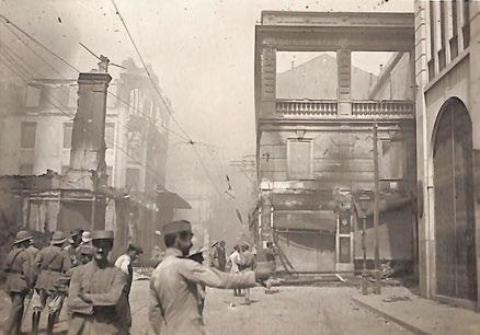 388 389 388 Incendie de Salonique, 18-19 Août 1917. C.A.A. Aéronautique.