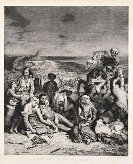 der Türkischen Flotte vom 24 Iun. 1770 beÿ Cismin vorstellet.