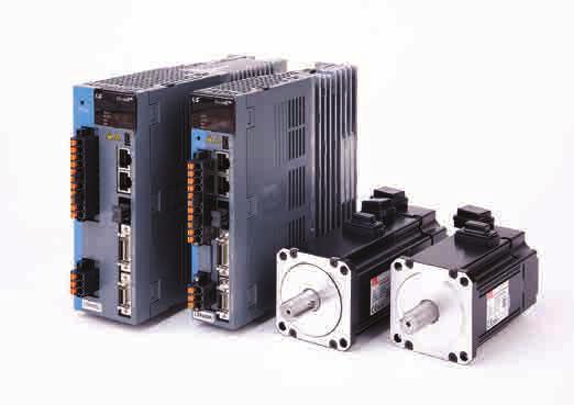 Τροφοδοσία 3x400Vac & 1x230Vac Ανταπόκριση: 1 khz ή 19bit encoder Ταχύτητα ελέγχου θέσης: 1:5000 Επιτάχυνση:0-10000ms Συχνότητα εισόδου: 1Mpps, Line driver, Open collector / 200kpps Φίλτρο θορύβου