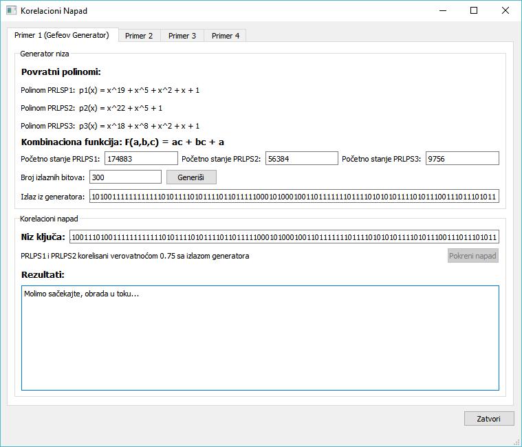 Generator. Класа MainWindow садржи слотове који се позивају на одређене догађаје унутар главног прозора, као што су дугме притиснуто, унет текст у неко поље за унос текста и друго.