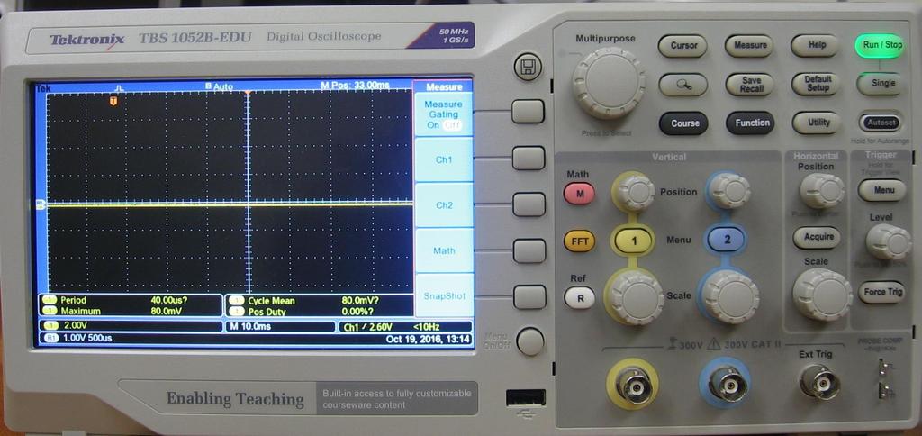 Kontrole Naponska osa Sinhronizacija Vremenska osa Kod digitalnih osciloskopa su osnovne kontrole