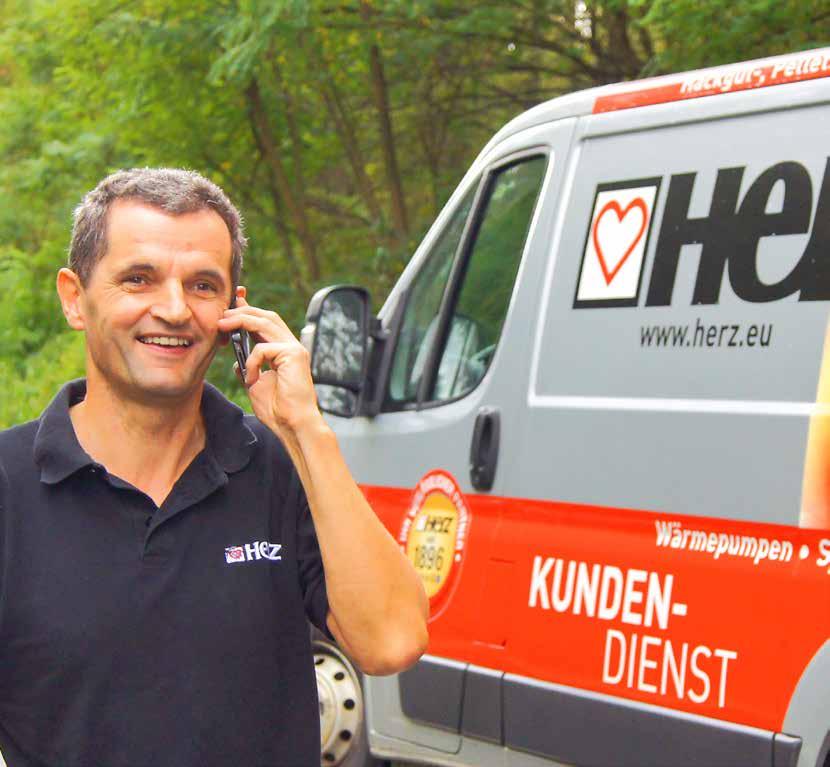 Vaša HERZ služba zákazníkom - kompetentná a spoľahlivá Myslenie & konanie zamerané na zákazníka Odbyt HERZ Energietechnik je komplexný dodávateľ systémov pre obnoviteľné zdroje energií s rozsiahlou
