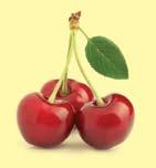 Qershi/vishnje: 42 kalori për 100 gramë, është një frut me përmbajtje të lartë të sheqerit 12%.