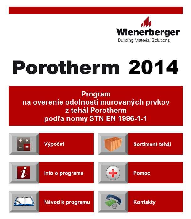 4.2 Ovládanie programu Obrázok 4.1 Úvodná strana programu Program sa ovláda pomocou ikon v prvom riadku pracovného zošita (obrázok 4.