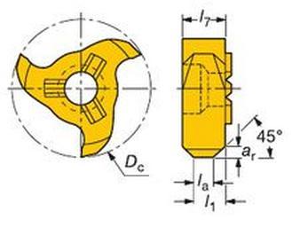 Kde: Celkový počet britov na nástroj Posuv na zub zn2 = 3 fz2 = 0,15 mm vf2 = 675 [mm.