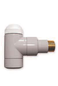 Termostatické ventily produktov DLX HERZ - Termostatické ventily TS-90 DE LUXE univerzálne modely HERZ - Rohový termostatický ventil TS-90 DE LUXE, farba Pergamon.