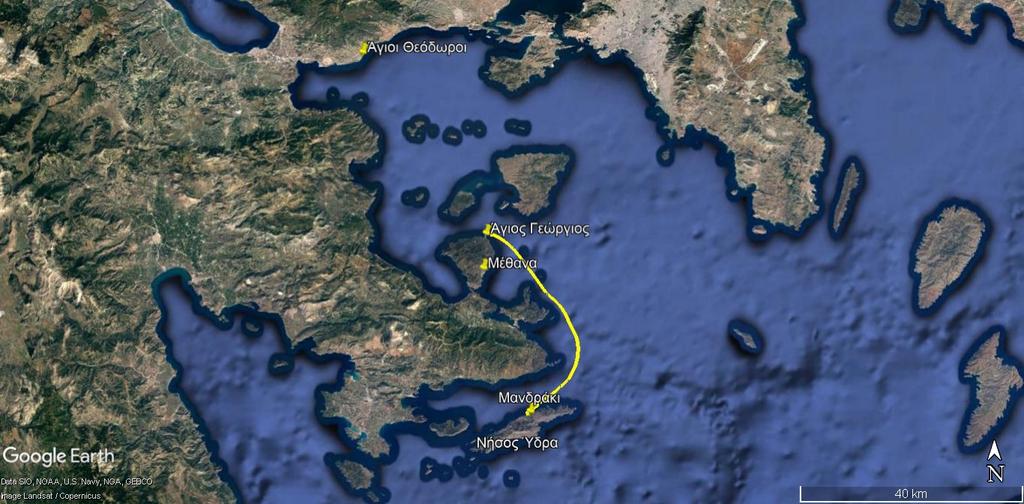 Λόγω των θαλάσσιων ρευμάτων στην περιοχή, δεν κατέστη δυνατόν ο γρήγορος εντοπισμός του και τελικά βρέθηκε από
