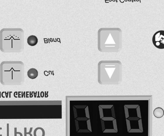 OVLÁDACIE PRVKY REŽIMU CUT (REZ) A BLEND (KOMBINÁCIA) Obrázok 2 2 Ovládacie prvky režimu Cut (Rez) a Blend (Kombinácia) Indikátor režimu Cut (Rez) Rozsvieti sa, keď je zvolený režim Cut (Rez).