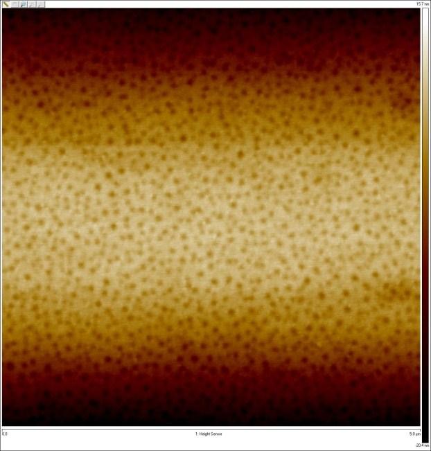 5. Tapping mode AFM topographical image of compound 2 6 AFM topographical image (2D)