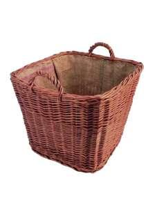 2 Kôš na drevo, lakovaný čierny š/v/h: 380/370/370 mm.