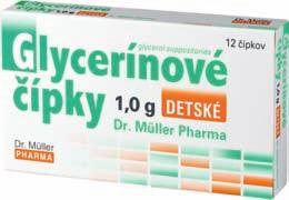 12 čípkov Glycerínové čípky detské 1, Zdravotnícka pomôcka Zloženie: Glycerin, Sodium Stearate, Aqua Dávkovanie: Deti od jedného roka 1 čípok denne Spôsob použitia: Pred použitím uvoľnite čípok   12