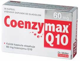 Koenzým Q10 Koenzým Q10 je vitamínom podobná látka nachádzajúca sa v každej bunke tela. Je to jediný nebielkovinový komponent v systéme prenosu elektrónov (a teda energie) v bunkách.