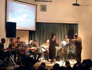 Καστοριάς, πραγµατοποίησε συναυλία µε τίτλο «µια αγκαλιά τραγούδια από την καρδιά µας» στο ηµοτικό Ωδείο Καστοριάς µε τη συµµετοχή της υψιφώνου κ. Άννας Παπαδοπούλου και της Στρατιωτικής µουσικής.