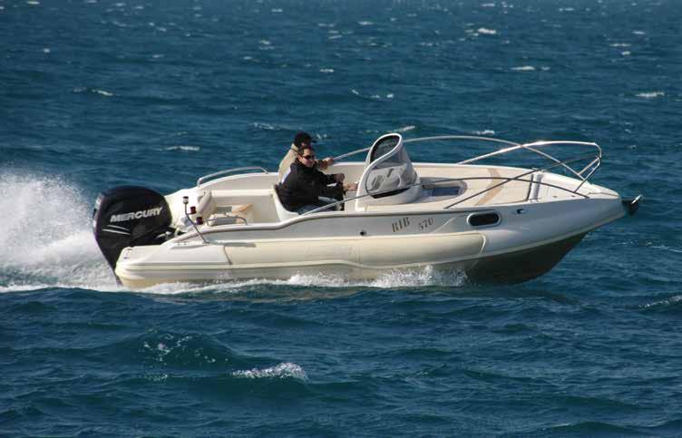 28 RIB 570 CABIN ΒΥΘΙΣΜΑ (ΜΕ ΚΙΝΗΤΗΡΑ) DRAUGHT (WITH ENGINE) ΑΤΟΜΑ PEOPLE