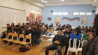 Β ΛΥΚΕΙΟΥ 24/01/17 Διάλεξη στους μαθητές για την οδική ασφάλεια από την εκπρόσωπο της Αστυνομίας κ. Κατσέξου και την κ. Μαυρικίου.