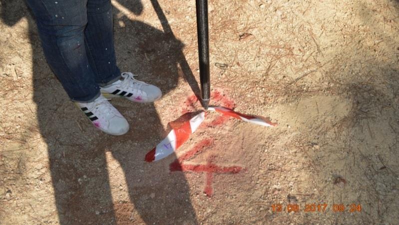 Όλες οι μετρήσεις πραγματοποιήθηκαν κατά τη διάρκεια της ημέρας και συγκεκριμένα κατά τις ώρες 09.00 π.μ. έως 15.00 μ.μ. Το συνολικό μήκος του δασικού δρόμου ανέρχεται 158,00μ.