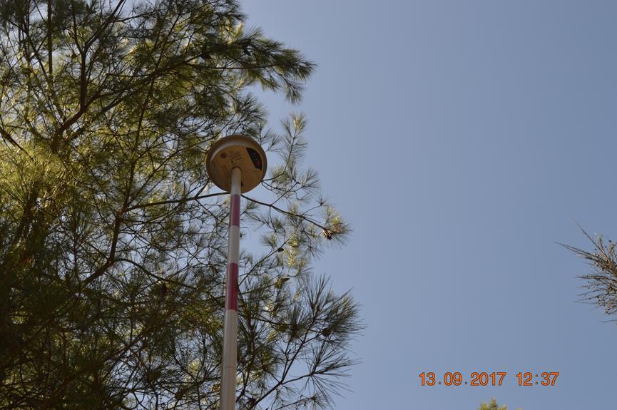 Θέα σημείου 8 προς ουρανό Σημείο 9