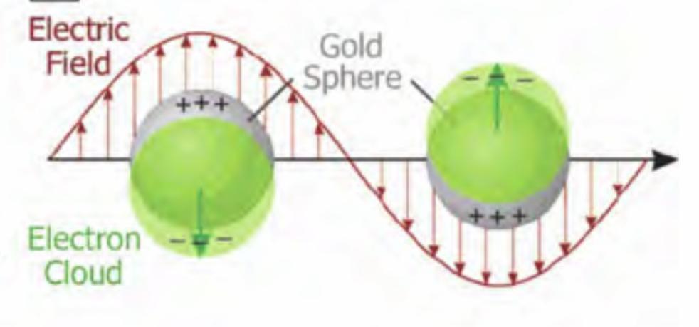 Lokalizované povrchové plazmóny (LPP) Atwater AH, Scientific American, 2007 Vznikajú na povrchu