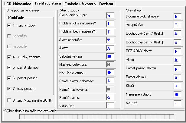 SATEL INT-TSI 13 Zdroj napájania [Napájanie] je možné určiť, z ktorého zdroja je klávesnica napájaná: hlavná doska ústredne, expandér so zdrojom alebo iný zdroj napájania.