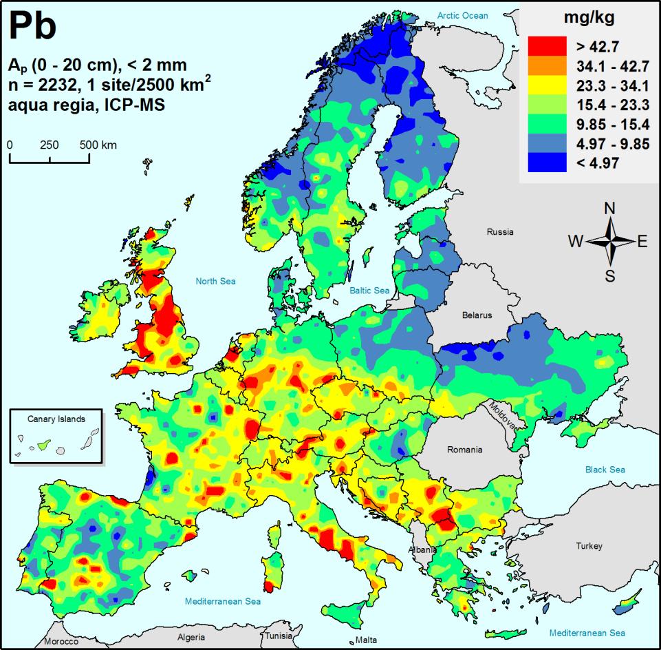 απεικονίζουν τις συγκεντρώσεις των