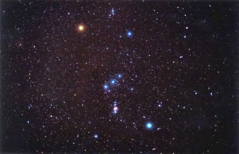 BESOEK Stellarium - 'n gratis, oopbron-program vir jou rekenaar om 'n realistiese, reële 3D simulasie van die naghemel te genereer bitly/1ae2lmj Die Orion-konstellasie, hier te sien as drie helder