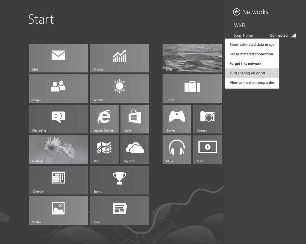 Slušanje audiosadržaja na računalu sa sustavom Windows 8 Windows 8 podržava DLNA1.5. Windows 8 može se upotrijebiti kao poslužitelj i kontroler.