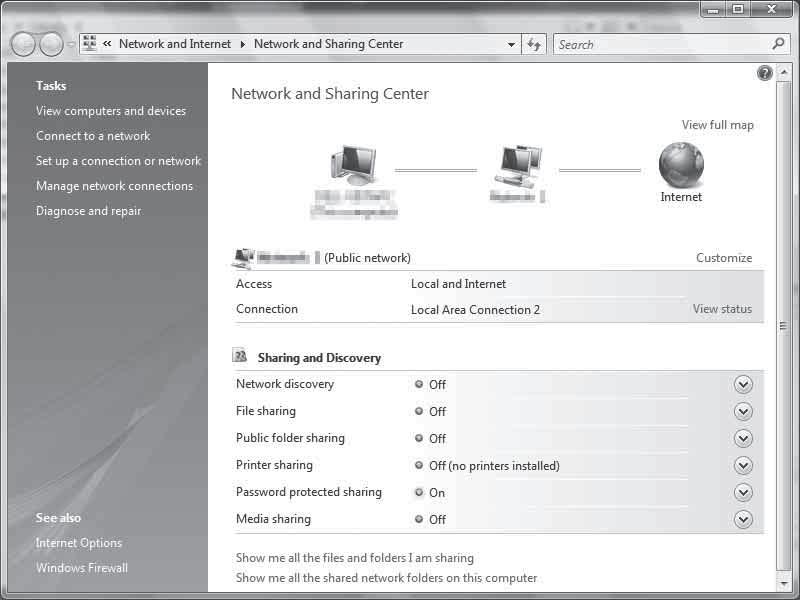 7 Potvrdite da je opcija [(Private network)] (Privatna mreža) prikazana u zaslonu [Network and Sharing Center] (Centar za mreže i zajedničko korištenje) i zatvorite zaslon.